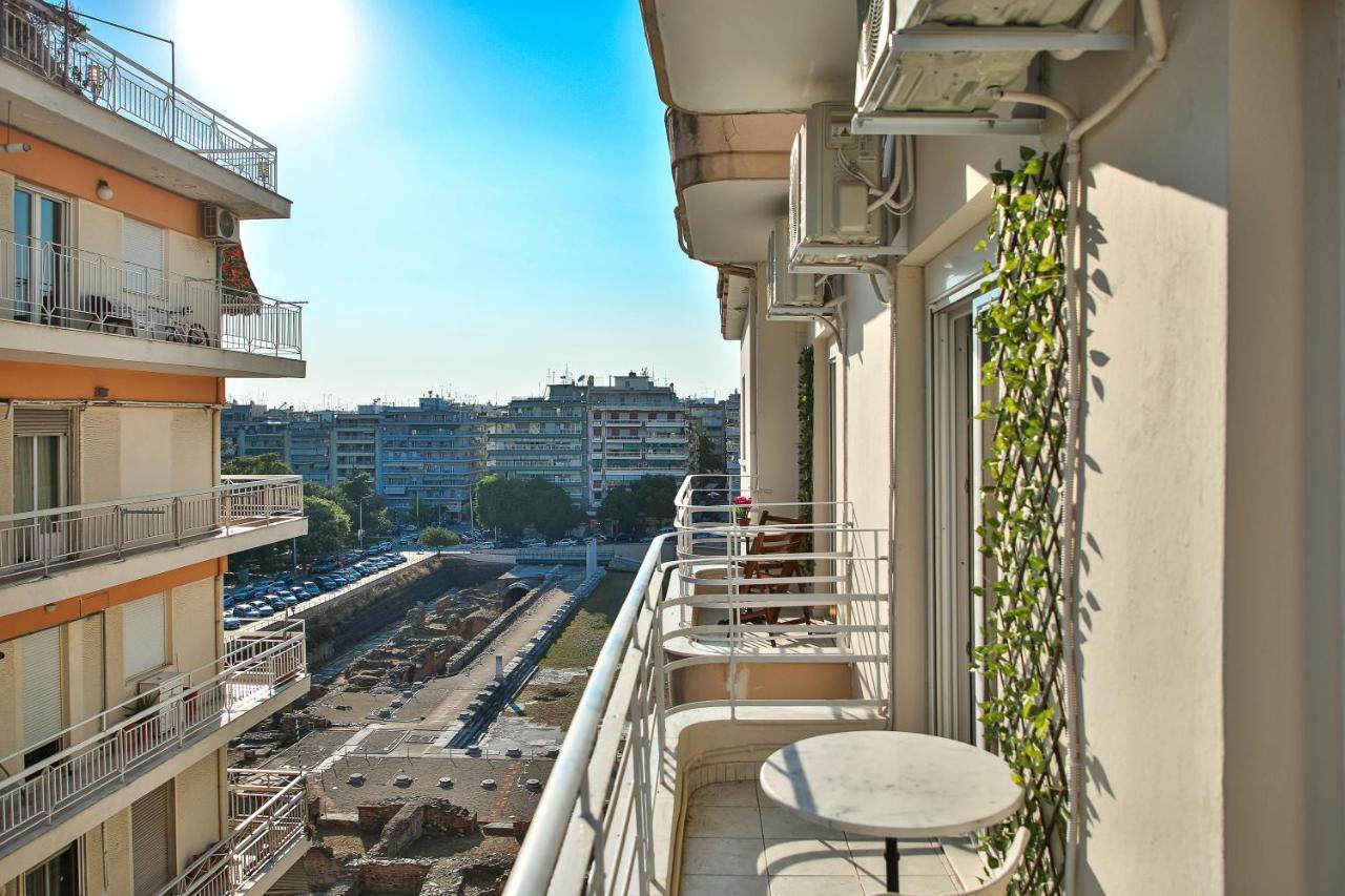 Agora Apt - Salonico Residences By Compass Bagian luar foto