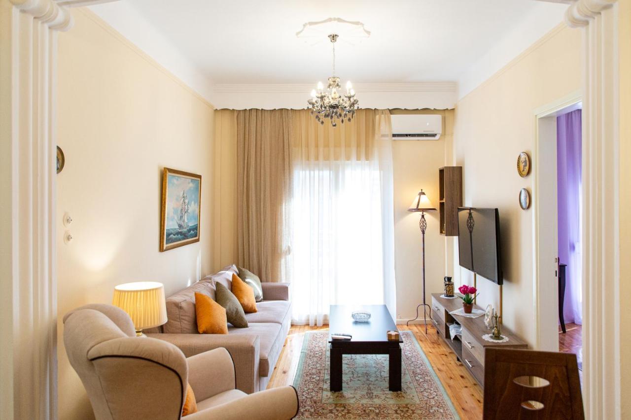 Agora Apt - Salonico Residences By Compass Bagian luar foto