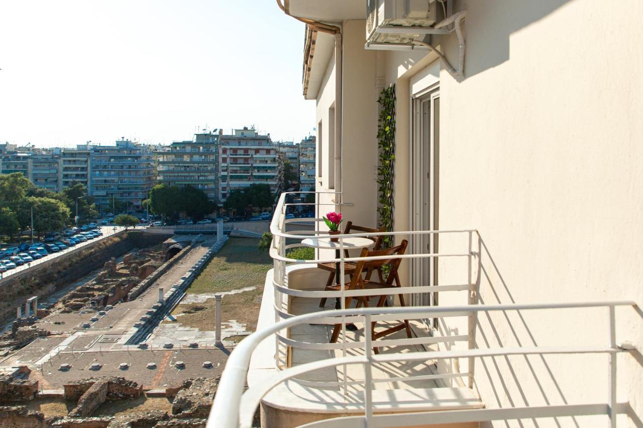 Agora Apt - Salonico Residences By Compass Bagian luar foto